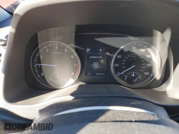2017 Hyundai Elantra Limited with VIN KMHD84LF8HU274483, listed as a Copart auction lot 85562975 with 127,614 mi miles and Salvage title. Bid and sale history available at DreamBid. Image 9.
