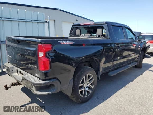2019 Chevrolet Silverado 1500 Custom Trail Boss with VIN 1GCPYCEF1KZ226715, listed as a Copart auction lot 63357764 with Not provided miles and Salvage title. Bid and sale history available at DreamBid. Image 3.