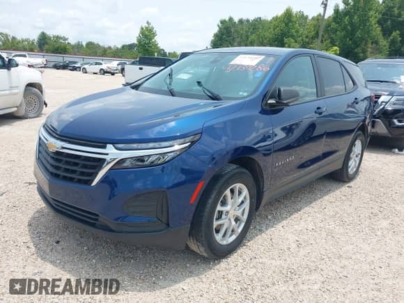 2022 Chevrolet Equinox LS z VIN 3GNAXHEV1NS160222, wystawiony jako IAAI lot #42139286 z przebiegiem Nie podano mil oraz . Historia ofert i sprzedaży dostępna na DreamBid. Obrazek 2.