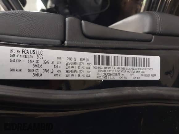 2019 Jeep Grand Cherokee High Altitude z VIN 1C4RJFCG6KC533178, wystawiony jako IAAI lot #42765199 z przebiegiem 77 015 mil mil oraz . Historia ofert i sprzedaży dostępna na DreamBid. Obrazek 9.