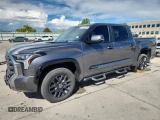 2024 Toyota Tundra Platinum Hybrid with VIN 5TFNC5DB3RX059635, listed as a Copart auction lot 84455905 with 21,311 mi miles and Salvage title. Bid and sale history available at DreamBid. Image 1.