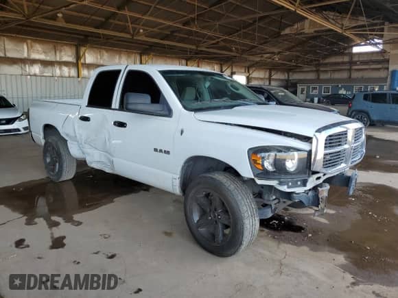 2008 Dodge RAM with VIN 1D3HA18N18J138780, listed as a Copart auction lot 81315565 with 212,830 mi miles and Clean title. Bid and sale history available at DreamBid. Image 4.