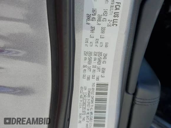 2016 Jeep Grand Cherokee High Altitude with VIN 1C4RJECG8GC351872, listed as a Copart auction lot 75978654 with 133,888 mi miles and Salvage title. Bid and sale history available at DreamBid. Image 14.