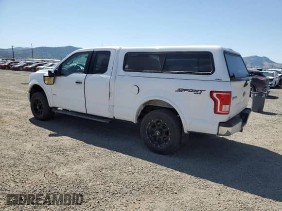 2016 Ford F-150 XLT with VIN 1FTFX1EG4GKF49765, listed as a Copart auction lot 54709385 with 126,054 mi miles and Salvage title. Bid and sale history available at DreamBid. Image 2.