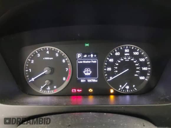 2016 Hyundai Sonata Sport with VIN 5NPE34AF3GH340716, listed as a IAAI auction lot 43115137 with 124,739 mi miles and . Bid and sale history available at DreamBid. Image 7.