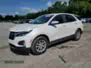 2022 Chevrolet Equinox LT z VIN 3GNAXUEV0NL213429, wystawiony jako Copart lot #61819925 z przebiegiem 61 414 mil mil oraz Szkoda całkowita • Salvage title. Historia ofert i sprzedaży dostępna na DreamBid. Obrazek 1.