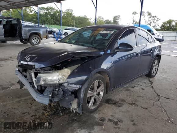 2014 Chevrolet Cruze 2LT with VIN 1G1PE5SB6E7301214, listed as a Copart auction lot 81777785 with 183,060 mi miles and Salvage title. Bid and sale history available at DreamBid. Image 1.