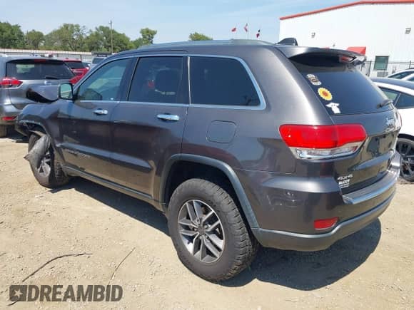 2019 Jeep Grand Cherokee Limited X with VIN 1C4RJFBG9KC765419, listed as a IAAI auction lot 43133400 with 145,226 mi miles and . Bid and sale history available at DreamBid. Image 3.