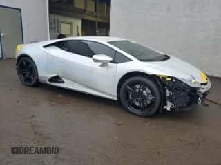 2020 Lamborghini Huracan z VIN ZHWUF5ZF6LLA14566, wystawiony jako Copart lot #84107514 z przebiegiem 10 503 mil mil oraz Szkoda całkowita • Salvage title. Historia ofert i sprzedaży dostępna na DreamBid. Obrazek 4.