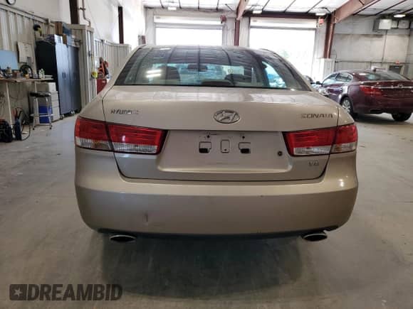 2007 Hyundai Sonata SE with VIN 5NPEU46F77H205356, listed as a Copart auction lot 81421165 with 145,956 mi miles and Non repairable. Bid and sale history available at DreamBid. Image 6.