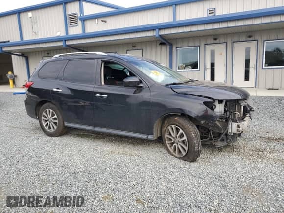 2015 Nissan Pathfinder SL with VIN 5N1AR2MM7FC648277, listed as a Copart auction lot 81975685 with 135,906 mi miles and Salvage title. Bid and sale history available at DreamBid. Image 4.
