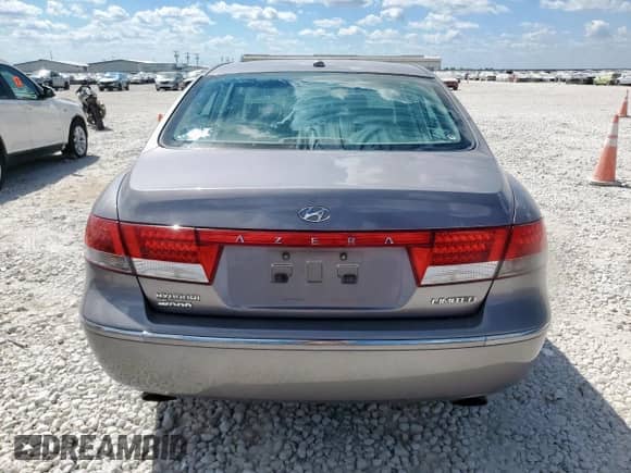 2007 Hyundai Azera SE with VIN KMHFC46F07A213549, listed as a Copart auction lot 81397785 with 203,460 mi miles and Salvage title. Bid and sale history available at DreamBid. Image 6.