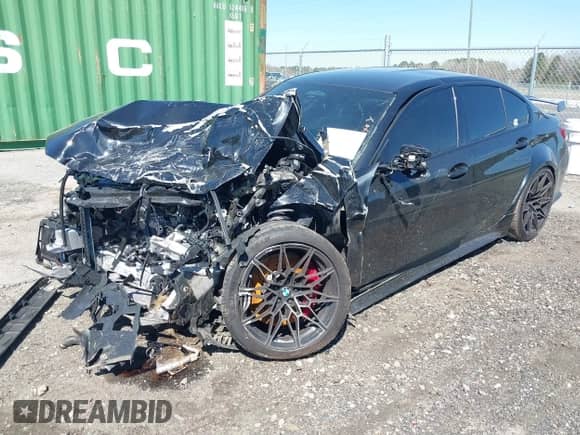 2024 BMW M3 Competition xDrive with VIN WBS43AY04RFT17592, listed as a IAAI auction lot 41868040 with Not provided miles and . Bid and sale history available at DreamBid. Image 2.