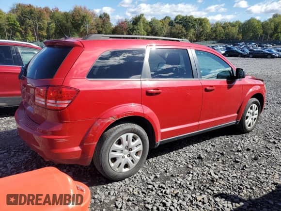 2016 Dodge Journey SE with VIN 3C4PDCAB8GT246649, listed as a Copart auction lot 85096885 with 161,263 mi miles and Salvage title. Bid and sale history available at DreamBid. Image 3.