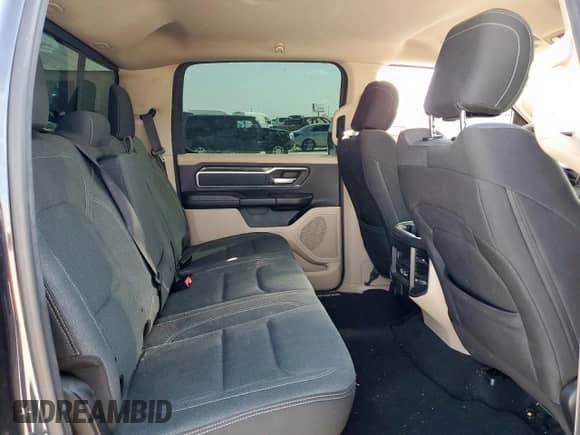 2019 Ram 1500 Big Horn with VIN 1C6RREFT4KN558359, listed as a Copart auction lot 80580955 with 93,853 mi miles and Salvage title. Bid and sale history available at DreamBid. Image 10.