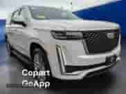 2021 Cadillac Escalade ESV Premium Luxury z VIN 1GYS4KKL7MR424XXX, wystawiony jako Copart lot #48626745 z przebiegiem 43 637 mil mil oraz Czysty tytuł • Clean title. Historia ofert i sprzedaży dostępna na DreamBid. Obrazek 1.