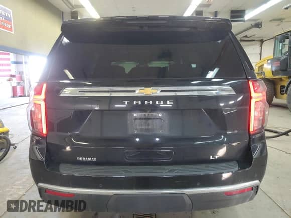 2023 Chevrolet Tahoe LT с VIN 1GNSKNKTXPR357772, выставлен на аукционе Copart как лот 46880395 с пробегом 51 428 миль миль и Списание • Salvage title. История ставок и продаж доступна на DreamBid. Изображение 6.