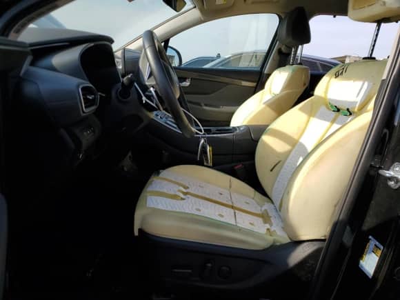 2023 Hyundai Santa Fe Blue with VIN 5NMS2DA15PH004900, listed as a Copart auction lot 66664955 with 21,843 mi miles and Salvage title. Bid and sale history available at DreamBid. Image 7.