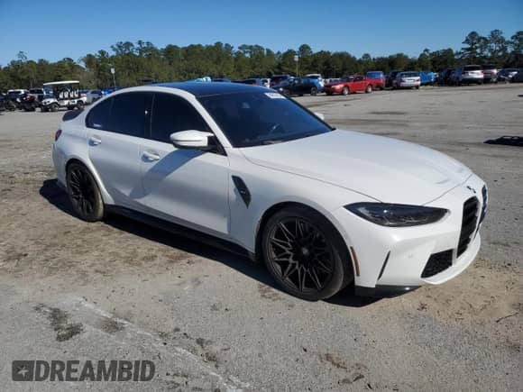 2021 BMW M3 с VIN WBS53AY03MFL44022, выставлен на аукционе Copart как лот 84827604 с пробегом 50 406 миль миль и Списание • Salvage title. История ставок и продаж доступна на DreamBid. Изображение 4.