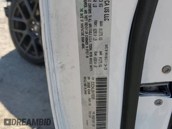 2019 Dodge Charger Scat Pack with VIN 2C3CDXGJ2KH726325, listed as a Copart auction lot 80478015 with 135,933 mi miles and Salvage title. Bid and sale history available at DreamBid. Image 12.