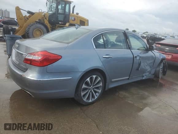 2014 Hyundai Genesis R-Spec z VIN KMHGC4DH3EU265908, wystawiony jako Copart lot #65131425 z przebiegiem 87 509 mil mil oraz Szkoda całkowita • Salvage title. Historia ofert i sprzedaży dostępna na DreamBid. Obrazek 3.