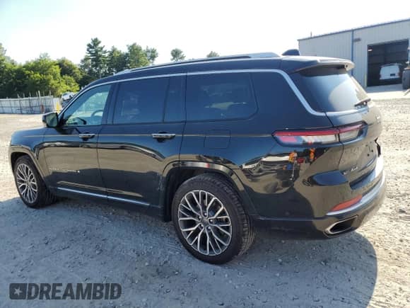 2021 Jeep Grand Cherokee Summit Reserve with VIN 1C4RJKEG0M8111094, listed as a Copart auction lot 70452104 with 43,610 mi miles and Salvage title. Bid and sale history available at DreamBid. Image 2.