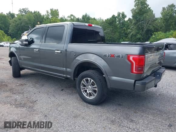 2015 Ford F-150 Platinum with VIN 1FTEW1EG5FFA22758, listed as a IAAI auction lot 42709555 with 138,475 mi miles and . Bid and sale history available at DreamBid. Image 3.