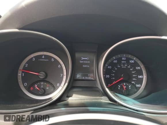 2015 Hyundai Santa Fe GLS with VIN KM8SMDHF2FU114592, listed as a Copart auction lot 64204245 with 187,868 mi miles and Clean title. Bid and sale history available at DreamBid. Image 9.