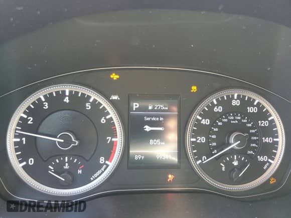 2019 Hyundai Santa Fe SE с VIN 5NMS2CAD0KH015154, выставлен на аукционе Copart как лот 81128065 с пробегом 99 341 миль миль и Списание • Salvage title. История ставок и продаж доступна на DreamBid. Изображение 9.