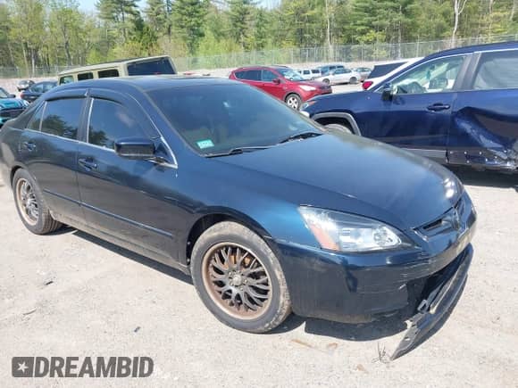 2003 Honda Accord EX z VIN 1HGCM55643A132707, wystawiony jako IAAI lot #42251848 z przebiegiem 187 397 mil mil oraz . Historia ofert i sprzedaży dostępna na DreamBid. Obrazek 1.