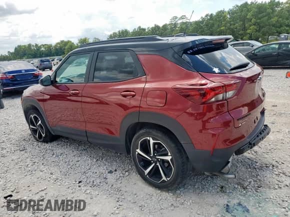 2022 Chevrolet TrailBlazer RS z VIN KL79MTSL4NB125063, wystawiony jako Copart lot #68546495 z przebiegiem 40 492 mil mil oraz Czysty tytuł • Clean title. Historia ofert i sprzedaży dostępna na DreamBid. Obrazek 2.