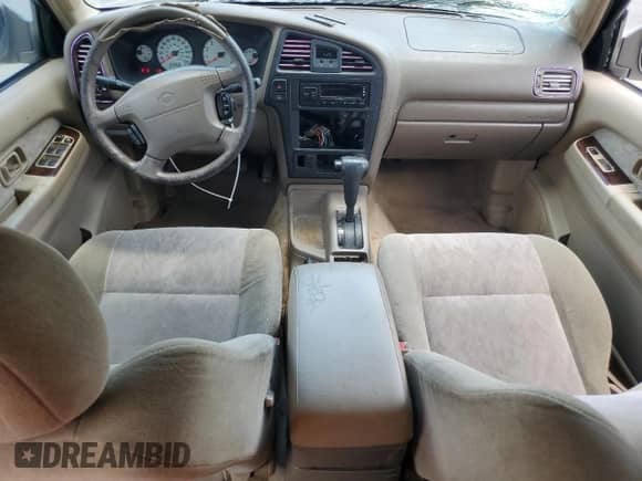 2001 Nissan Pathfinder LE with VIN JN8DR09X11W570874, listed as a Copart auction lot 63546835 with 200,612 mi miles and Salvage title. Bid and sale history available at DreamBid. Image 8.