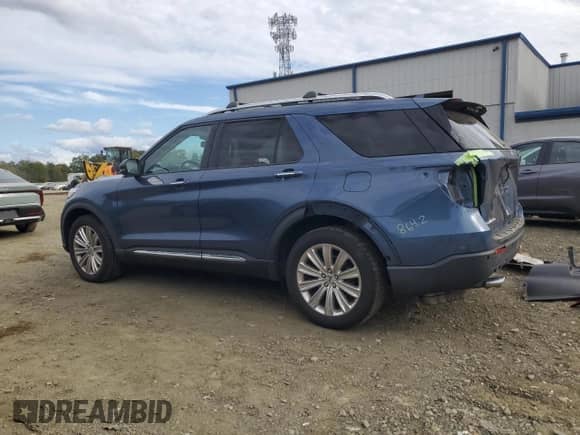 2020 Ford Explorer Limited z VIN 1FMSK8FH4LGC40044, wystawiony jako Copart lot #85089335 z przebiegiem Nie podano mil oraz Szkoda całkowita • Salvage title. Historia ofert i sprzedaży dostępna na DreamBid. Obrazek 2.