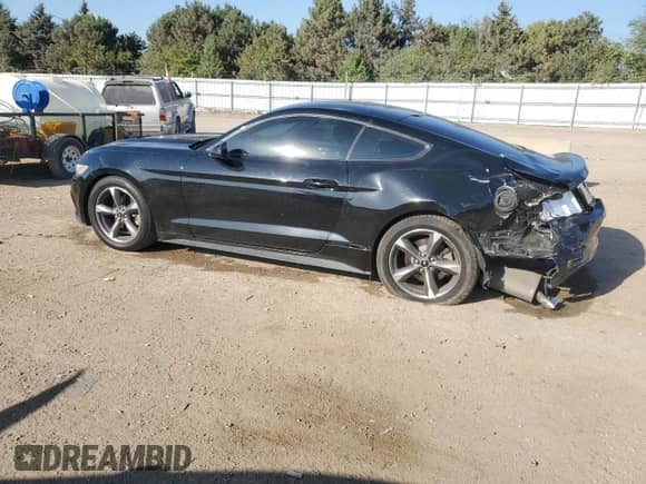 2015 Ford Mustang V6 with VIN 1FA6P8AM8F5337894, listed as a Copart auction lot 84248475 with 126,578 mi miles and Salvage title. Bid and sale history available at DreamBid. Image 2.