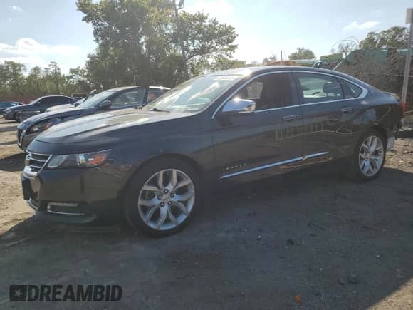 2015 Chevrolet Impala LTZ with VIN 2G1165S35F9183586, listed as a Copart auction lot 72040875 with 108,155 mi miles and Salvage title. Bid and sale history available at DreamBid. Image 1.