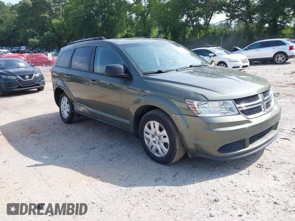 2017 Dodge Journey SE with VIN 3C4PDCAB4HT691553, listed as a IAAI auction lot 42613357 with 69,267 mi miles and . Bid and sale history available at DreamBid. Image 1.