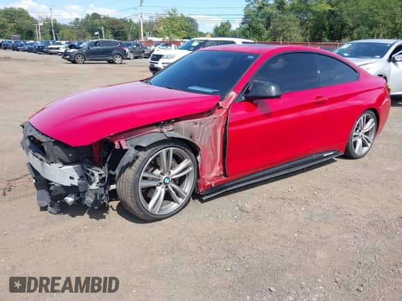 2014 BMW 4 Series 435i z VIN WBA3R1C53EK193043, wystawiony jako IAAI lot #43181059 z przebiegiem 126 720 mil mil oraz . Historia ofert i sprzedaży dostępna na DreamBid. Obrazek 2.