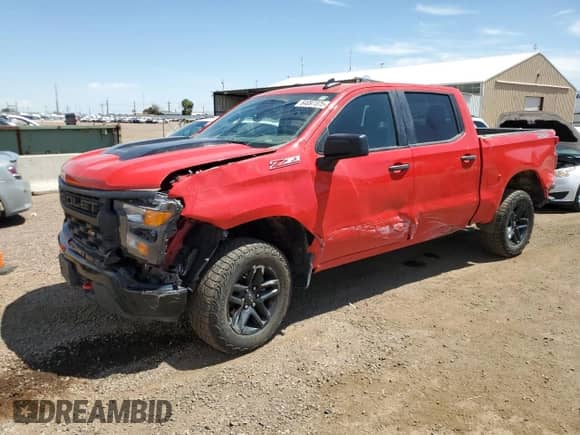 2023 Chevrolet Silverado 1500 Custom Trail Boss с VIN 3GCPDCEK4PG348355, выставлен на аукционе Copart как лот 64097375 с пробегом 37 143 миль миль и Списание • Salvage title. История ставок и продаж доступна на DreamBid. Изображение 1.