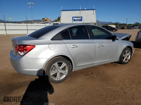 2015 Chevrolet Cruze LT with VIN 1G1PE5SB6F7201499, listed as a Copart auction lot 80032115 with 125,073 mi miles and Salvage title. Bid and sale history available at DreamBid. Image 3.