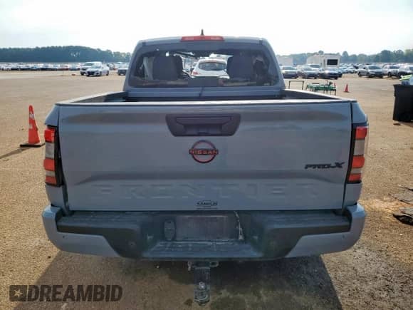 2023 Nissan Frontier Pro-X with VIN 1N6ED1EJ9PN667015, listed as a Copart auction lot 80789655 with 21,193 mi miles and Salvage title. Bid and sale history available at DreamBid. Image 6.