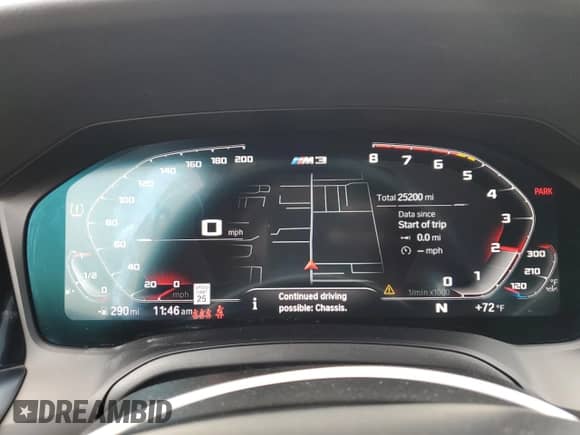 2021 BMW M3 с VIN WBS53AY04MFL48595, выставлен на аукционе Copart как лот 62152185 с пробегом 25 200 миль миль и Списание • Salvage title. История ставок и продаж доступна на DreamBid. Изображение 9.