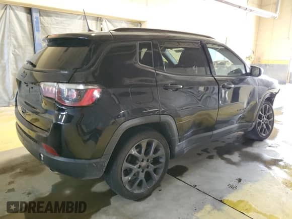 2021 Jeep Compass 80th Anniversary with VIN 3C4NJCEB2MT559752, listed as a Copart auction lot 80505825 with 81,957 mi miles and Clean title. Bid and sale history available at DreamBid. Image 3.