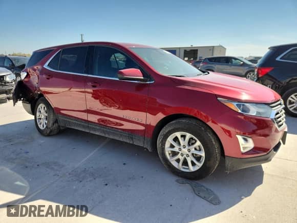 2020 Chevrolet Equinox LT with VIN 2GNAXKEV6L6231813, listed as a Copart auction lot 86867505 with 57,508 mi miles and Salvage title. Bid and sale history available at DreamBid. Image 4.