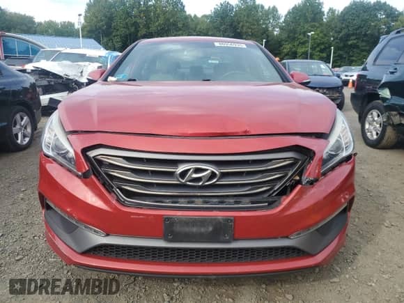 2017 Hyundai Sonata Sport with VIN 5NPE34AB0HH556070, listed as a Copart auction lot 80956935 with 95,202 mi miles and Salvage title. Bid and sale history available at DreamBid. Image 5.