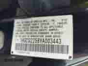 2000 Honda Accord EX с VIN 1HGCG2258YA003443, выставлен на аукционе IAAI как лот 43109206 с пробегом 293 056 миль миль и . История ставок и продаж доступна на DreamBid. Изображение 9.