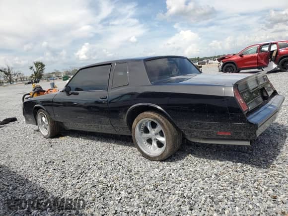 1985 Chevrolet Monte Carlo Sport SS with VIN 1G1GZ37G3FR135978, listed as a Copart auction lot 63644325 with 97,269 mi miles and Clean title. Bid and sale history available at DreamBid. Image 2.