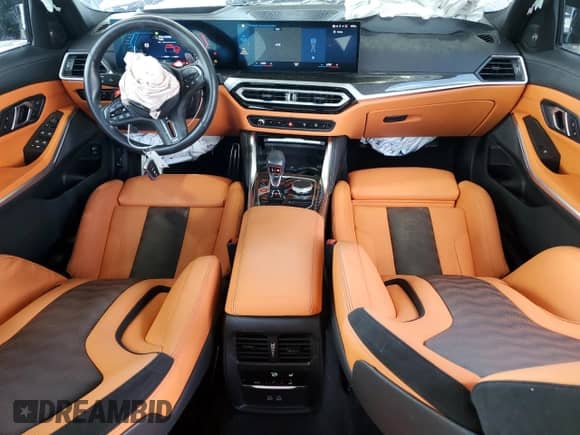 2024 BMW M3 Competition xDrive с VIN WBS43AY0XRFR79600, выставлен на аукционе Copart как лот 66275585 с пробегом 11 154 миль миль и На запчасти • Non repairable. История ставок и продаж доступна на DreamBid. Изображение 8.