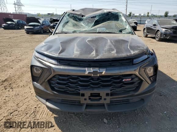 2024 Chevrolet TrailBlazer RS с VIN KL79MUSLXRB066337, выставлен на аукционе Copart как лот 81097805 с пробегом 21 061 миль миль и Списание • Salvage title. История ставок и продаж доступна на DreamBid. Изображение 5.