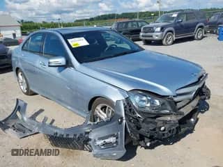 2013 Mercedes-Benz C 300 Sport with VIN WDDGF8AB4DR257262, listed as a IAAI auction lot 43123984 with 37,508 mi miles and . Bid and sale history available at DreamBid. Image 1.