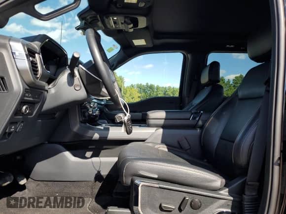 2024 Ford F-150 Lariat with VIN 1FTFW5L84RKF75016, listed as a Copart auction lot 81238515 with 11,424 mi miles and Salvage title. Bid and sale history available at DreamBid. Image 7.